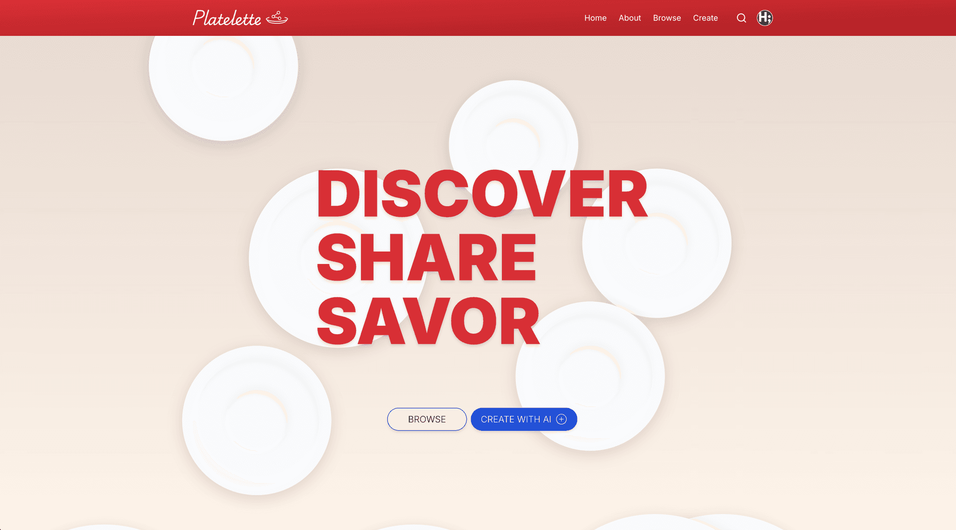 Screenshot of Platelette.com